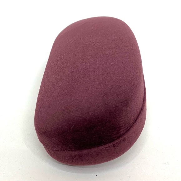 A New Day Solid Warm Plum Purple Velvet Sunglasses & Eye Glass Case New Nwt - Picture 5 of 12